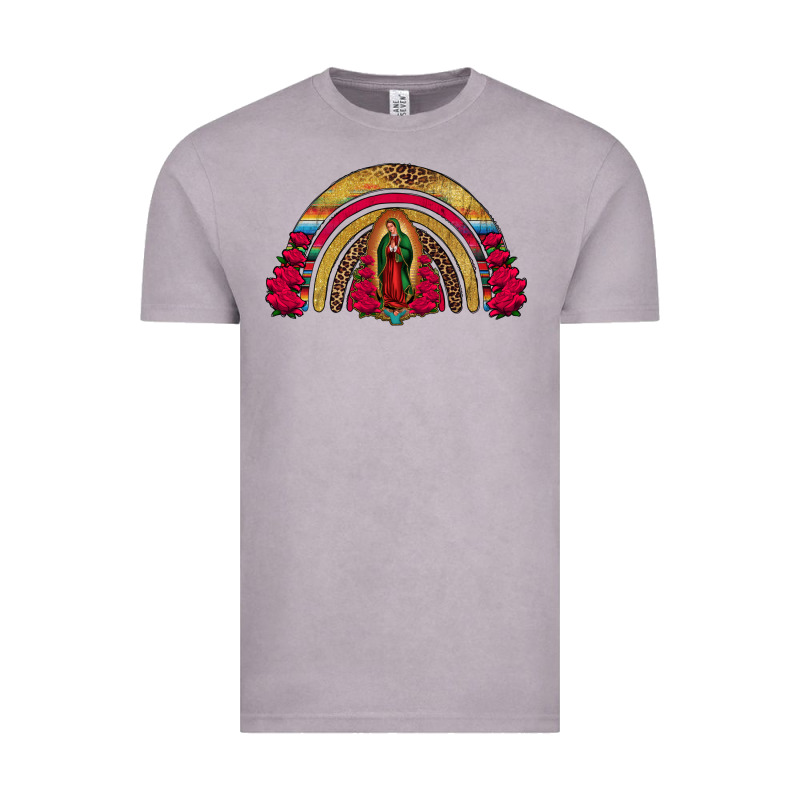 Lady Of Guadalupe Rainbow Vintage Tee by Jasminsmagicworld | Teevron