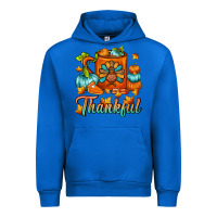 Cobalt Thankful Thanksgiving Coffee Mug Urban Hoodie - FaDigitalArtStudio