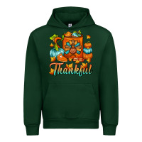 Forest Green Thankful Thanksgiving Coffee Mug Urban Hoodie - FaDigitalArtStudio