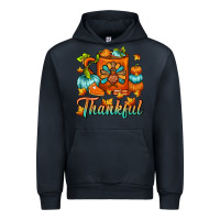 Navy Thankful Thanksgiving Coffee Mug Urban Hoodie - FaDigitalArtStudio