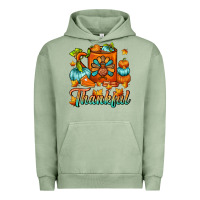 Pigment Oil Green Thankful Thanksgiving Coffee Mug Urban Hoodie - FaDigitalArtStudio