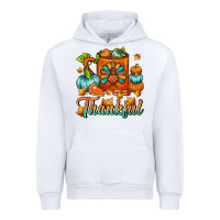 White Thankful Thanksgiving Coffee Mug Urban Hoodie - FaDigitalArtStudio