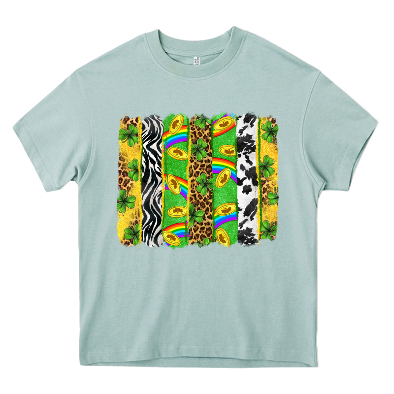 St. Patrick's Day Brushstrokes Heavy Core Tee by Neo Western | Teevron