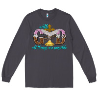 Smoke with god all things are possible Long Sleeve Tee - NancyCooperArtShop