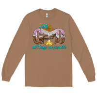 Toasted Coconut with god all things are possible Long Sleeve Tee - NancyCooperArtShop
