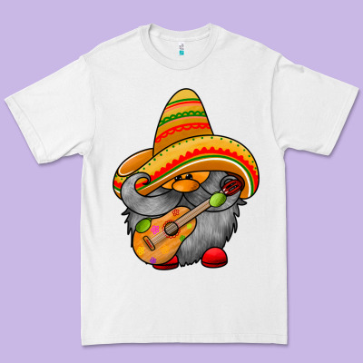 Mexicon Cute Gnome Premium Tee Designed By Racoondesign