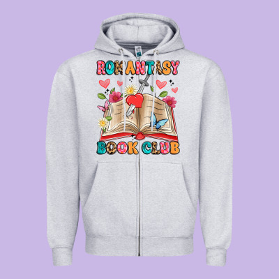 Romantasy Book Club Zipper Hoodie Designed By Artiststas