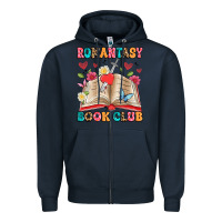 Navy romantasy book club Zipper Hoodie - Artiststas