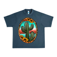 Midnight Navy serape and sunflower cactus Urban Heavy Tee - Jasminsmagicworld