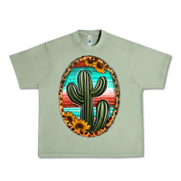 Oil Green serape and sunflower cactus Urban Heavy Tee - Jasminsmagicworld