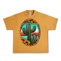 Serape And Sunflower Cactus Urban Heavy Tee | Teevron