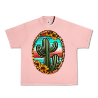 Salmon serape and sunflower cactus Urban Heavy Tee - Jasminsmagicworld