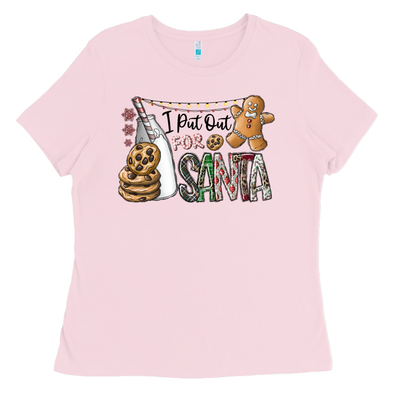 I Put Out For Santa Ladies Tee by CowhideDigitalArt | Teevron