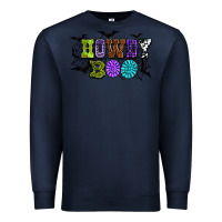 Navy Halloween howdy boo Premium Sweatshirt - NancyCooperArtShop
