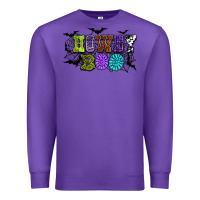 Purple Halloween howdy boo Premium Sweatshirt - NancyCooperArtShop