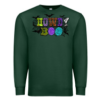 Sports Green Halloween howdy boo Premium Sweatshirt - NancyCooperArtShop