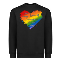 Black kindness equality peace love inclusion diversity h Heavyweight Sweatshirt - MaliasSmallBusiness