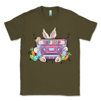 Army Green hip hop easter Classic Tee - MaliasSmallBusiness
