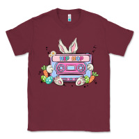 Burgundy hip hop easter Classic Tee - MaliasSmallBusiness