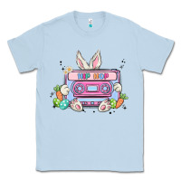 Dusty Blue hip hop easter Classic Tee - MaliasSmallBusiness