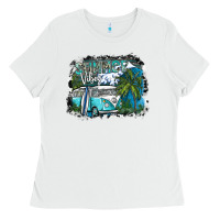 White summer vibes Ladies Tee - SublimationCraftShop