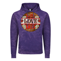 Cloud Purple hello love bug ladybug ornament Vintage Hoodie - BarkalooDesign