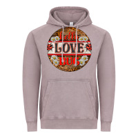 Vintage Zinc hello love bug ladybug ornament Vintage Hoodie - BarkalooDesign