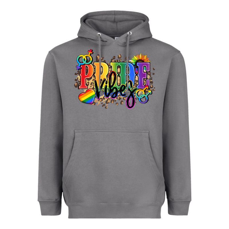 Pride Vibes Heavyweight Hoodie by NancyCooperArtShop | Teevron