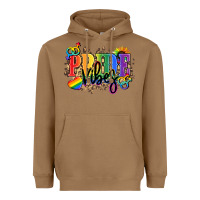 Toasted Coconut Pride vibes Heavyweight Hoodie - NancyCooperArtShop