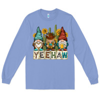 Colony Blue yeehaw with gnomies Long Sleeve Tee - NancyCooperArtShop