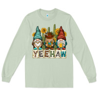 Matcha yeehaw with gnomies Long Sleeve Tee - NancyCooperArtShop