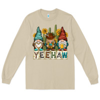 Mushroom yeehaw with gnomies Long Sleeve Tee - NancyCooperArtShop