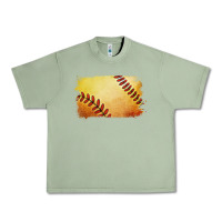Oil Green softball brushstroke Urban Heavy Tee - Jasminsmagicworld
