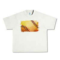 Pistachio softball brushstroke Urban Heavy Tee - Jasminsmagicworld