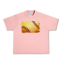Salmon softball brushstroke Urban Heavy Tee - Jasminsmagicworld