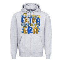 Heather Grey in my extra chromosome era Zipper Hoodie - Artiststas