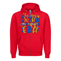 Red in my extra chromosome era Zipper Hoodie - Artiststas