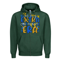 Sports Green in my extra chromosome era Zipper Hoodie - Artiststas