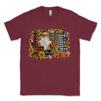 Burgundy Love Fall Classic Tee - CowhideDigitalArt
