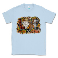 Dusty Blue Love Fall Classic Tee - CowhideDigitalArt
