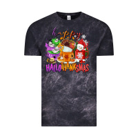 Cloud Black Happy Hallothanksmas coffee cups Vintage Tee - NancyCooperArtShop