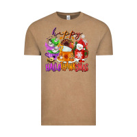 Vintage Coffee Happy Hallothanksmas coffee cups Vintage Tee - NancyCooperArtShop