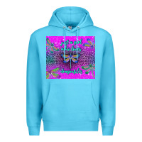 Ocean Blue just a girl who loves dragonfiles Premium Hoodie - TumblerDesignByShophia
