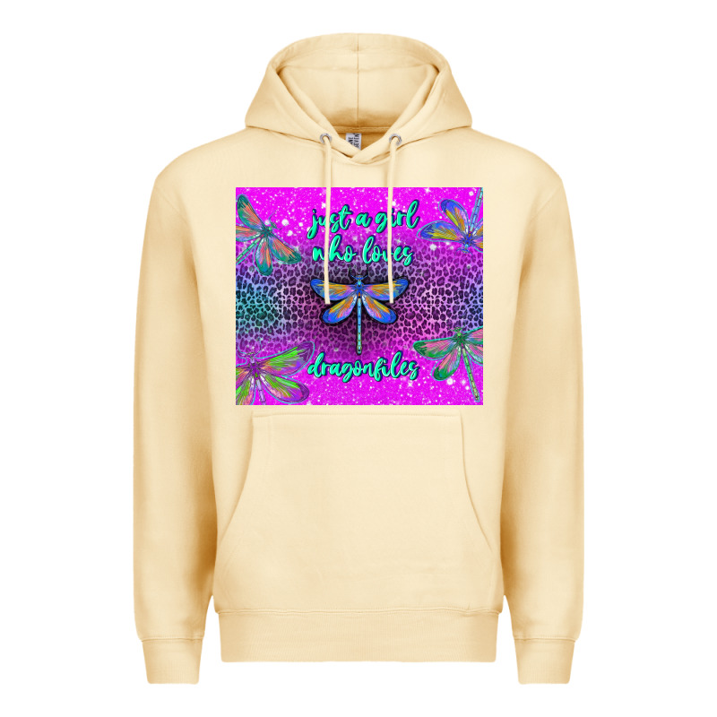 Just A Girl Who Loves Dragonfiles Premium Hoodie by TumblerDesignByShophia | Teevron