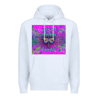 White just a girl who loves dragonfiles Premium Hoodie - TumblerDesignByShophia