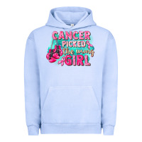 Pigment Grape Ice Cancer picked the wrong girl Breast Cancer Urban Hoodie - FaDigitalArtStudio