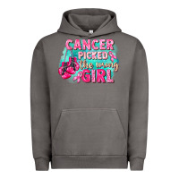 Pigment Tornado Cancer picked the wrong girl Breast Cancer Urban Hoodie - FaDigitalArtStudio