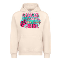 Sandshell Cancer picked the wrong girl Breast Cancer Urban Hoodie - FaDigitalArtStudio