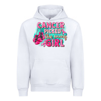 White Cancer picked the wrong girl Breast Cancer Urban Hoodie - FaDigitalArtStudio