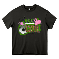 Asphalt love my girl soccer Heavy Core Tee - HRA Design Shop